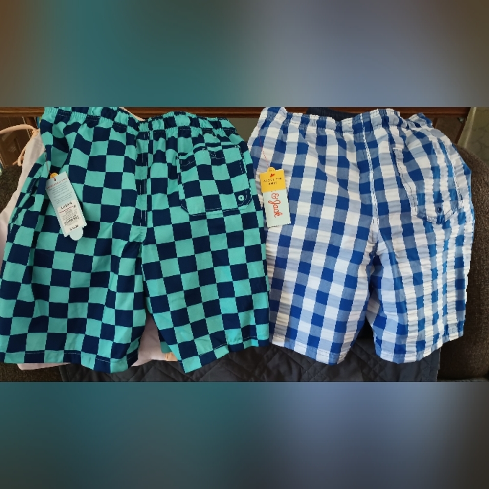 NWT Boys swim trunks (Lot Of 5) L (12/14) Cat & Jack/ all in motion - Picture 6 of 6